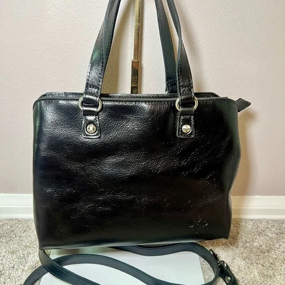 Patricia Nash Moggie Multi-compartment Leather Satchel - Picture 2 of 5